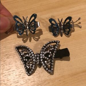 Butterfly Hair Clips